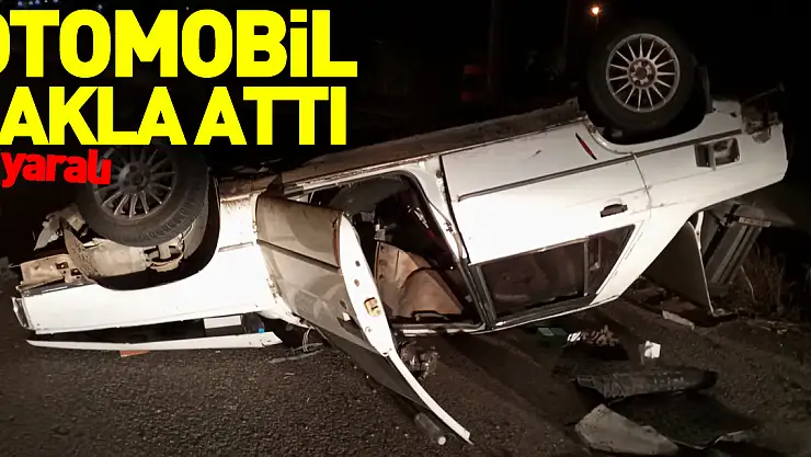 Samsun'da minibüsün çarptığı otomobildeki 2 kişi yaralandı