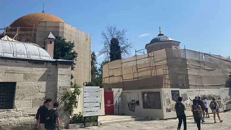 Ayasofya-i Kebir Camii Şerifi'nde restorasyon başladı