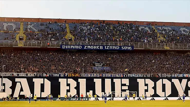 UEFA, Dinamo Zagreb'in taraftarlarına bir yıl deplasman yasağı getirdi