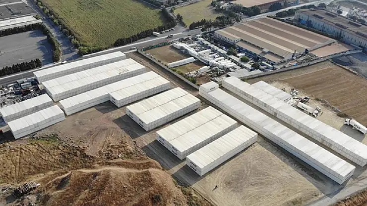 AFAD: Silivri Lojistik Depomuzda, 59 bin çadır ve 5 bin 628 katlanabilir konteyner stoku oluşturuldu