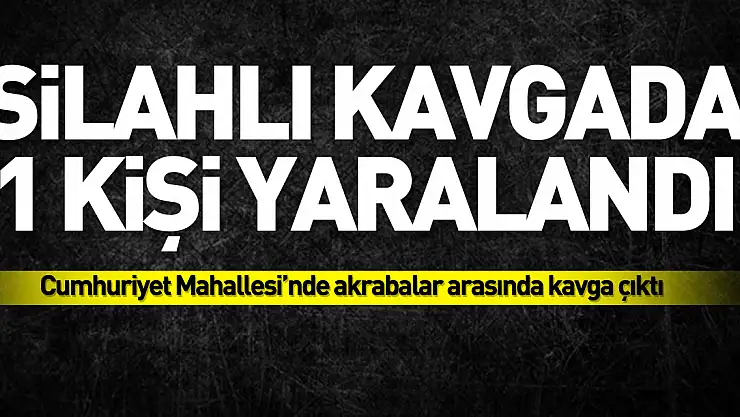Çarşamba'da silahlı kavga 1 kişi yaralandı