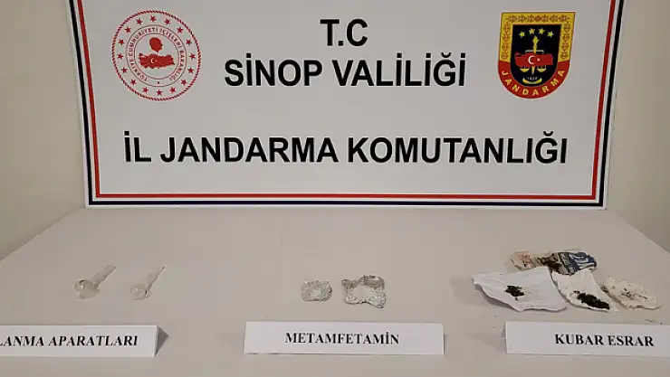 Sinop'ta uyuşturucu operasyonunda 2 kişi yakalandı