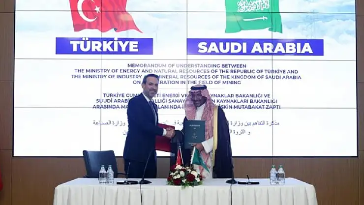 Bakan Bayraktar, Suudi Arabistan ile madencilik alanında işbirliği anlaşması imzaladıklarını duyurdu