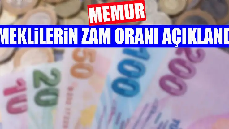 emeklilerinin zam oranı açıklandı!