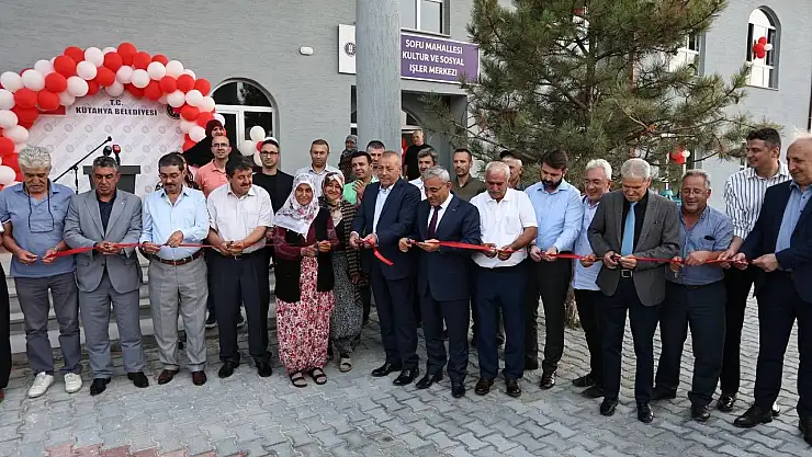 Kütahya'da Kültür ve Sosyal İşler Merkezi hizmete girdi