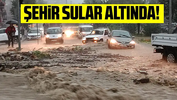Metrekareye 103 kilo yağış düştü, şehir sel sularıyla doldu