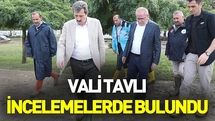 Samsun Valisi Tavlı, Canik ve İlkadım'da incelemelerde bulundu