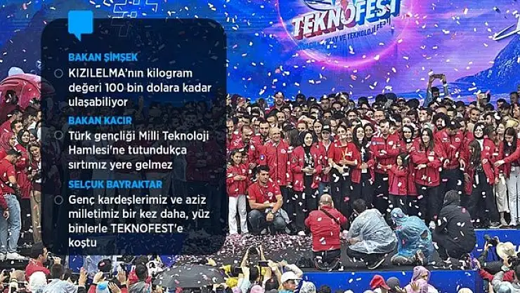 TEKNOFEST Ankara'nın kapanış töreni yapıldı