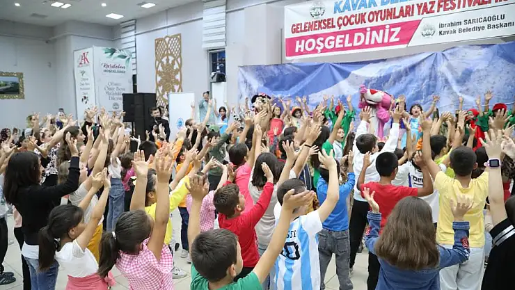 Kavak'ta çocuk festivali