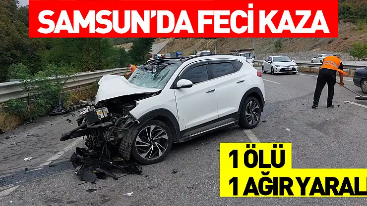 Otomobil akaryakıt tankerine çarptı: 1 ölü, 1 ağır yaralı