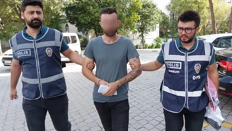 Eşinden uzaklaştırma kararı bulunan koca eve girmek isteyince tutuklandı