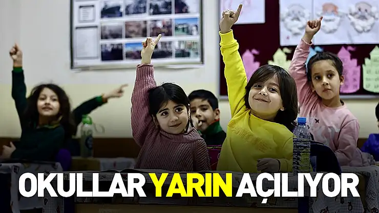 Yeni eğitim öğretim yılı yarın başlıyor