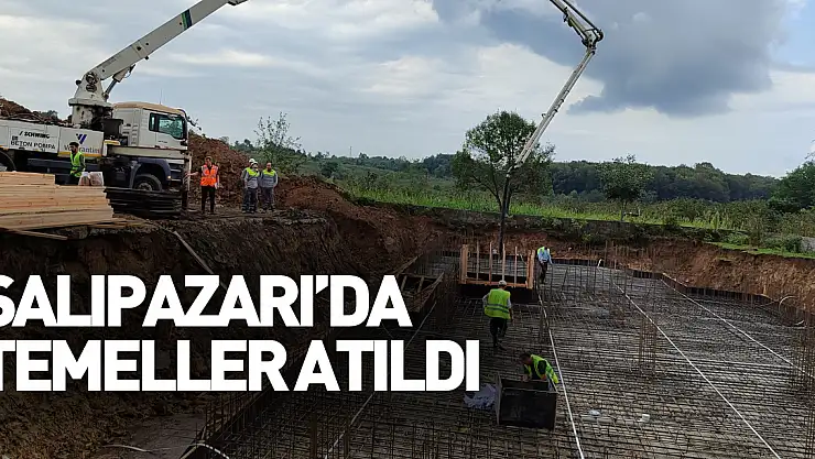 Salıpazarı'nda yeni yerleşim yerinin temeli atıldı