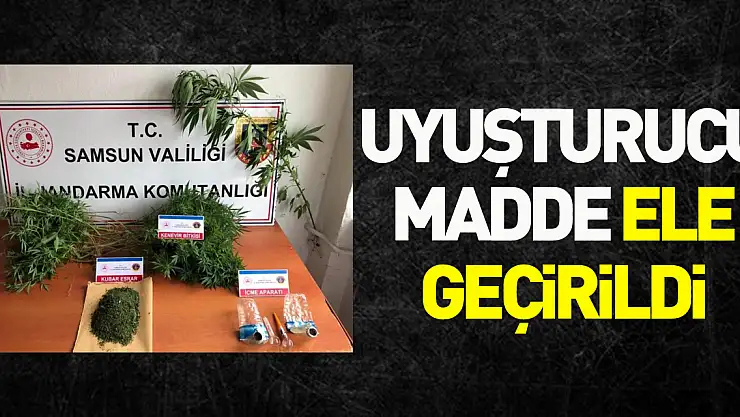 Samsun'da jandarmadan denetim: Çok sayıda suçlu yakalandı, uyuşturucu madde ele geçirildi