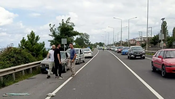 Ordu'da zincirleme trafik kazası: 4 yaralı