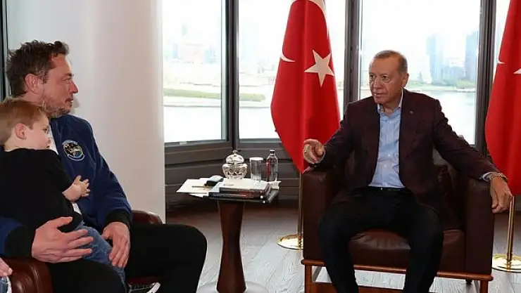 Cumhurbaşkanı Erdoğan, Tesla ve SpaceX'in kurucusu Elon Musk'ı kabul etti