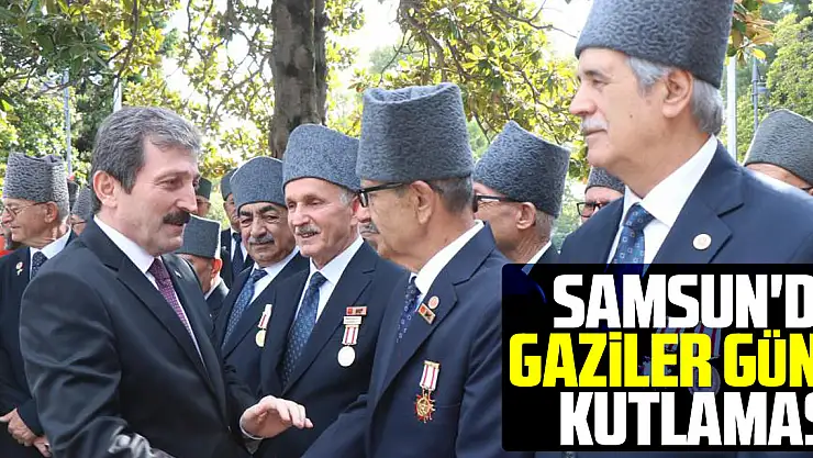 Samsun'da Gaziler Günü kutlaması
