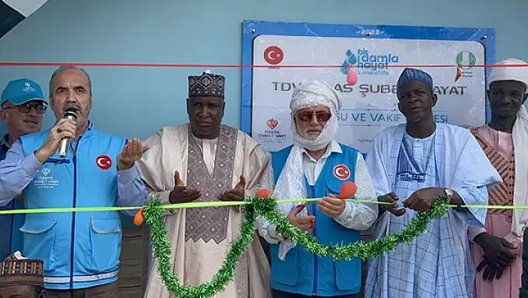 Türkiye Diyanet Vakfı, Nijerya'da su kuyuları ve vakıf çeşmeleri açtı