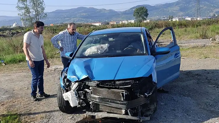 Samsun'da trafik kazası: 1 yaralı