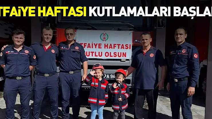 Samsun'da İtfaiye Haftası kutlamaları başladı