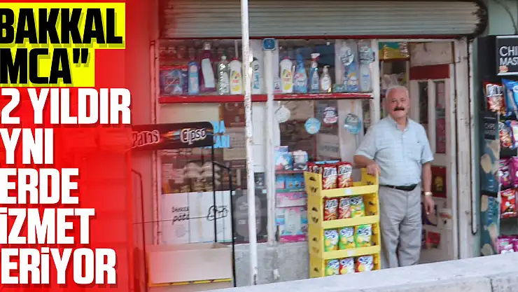 'Bakkal amca' 42 yıldır aynı yerde hizmet veriyor