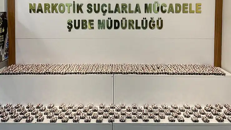 Samsun'da 18 bin 642 adet sentetik ecza ele geçirildi