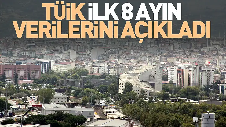 Rakamlarla Samsun ve çevre illerin ilk 8 ayı