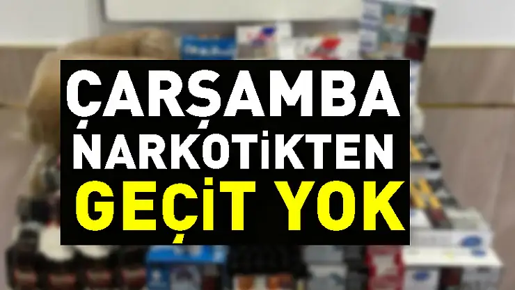 Samsun'da 28 bin 340 adet makaron ele geçirildi