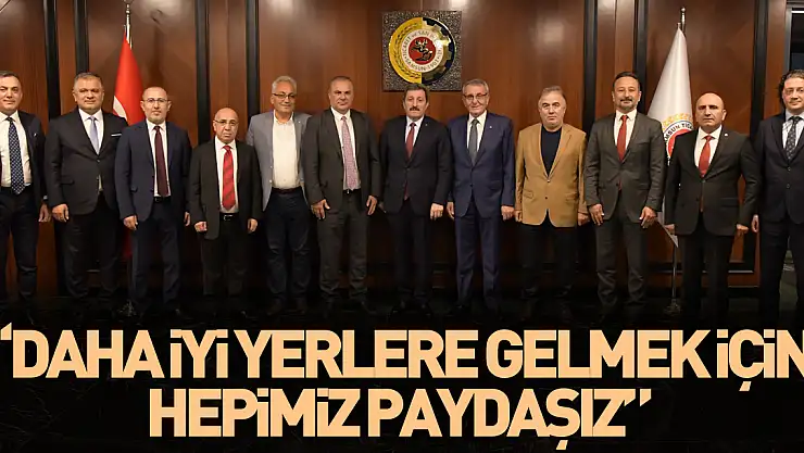 Vali Tavlı: 'Daha iyi yerlere gelmek için hepimiz paydaşız'