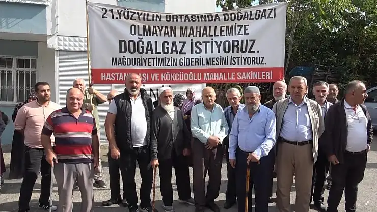 Samsun'un 2 mahallesi 20 yıldır doğalgaz bekliyor