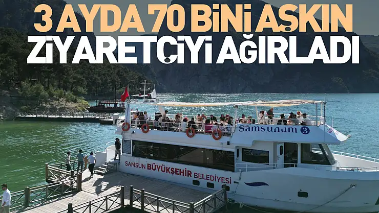Şahinkaya Kanyonu, 3 ayda 70 bini aşkın ziyaretçiyi ağırladı