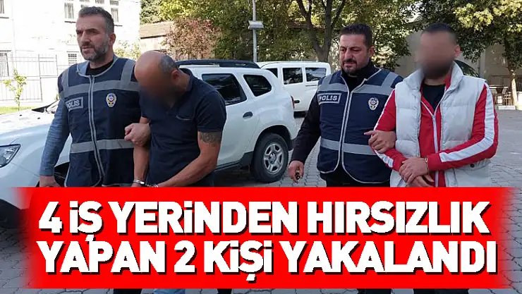 Samsun'da 4 iş yerinden hırsızlık yapan 2 kişi yaralandı