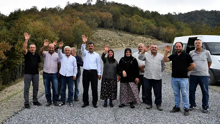 Büyükşehir yol sorununu çözdü