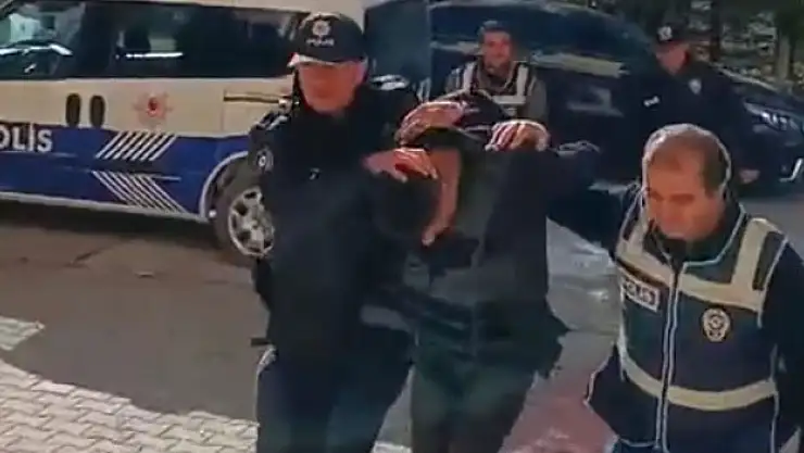 Gittikleri iş yerinde dehşet saçan firari oğul yakalandı