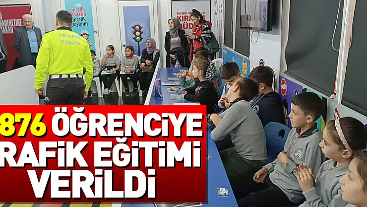 1.876 Öğrenciye Trafik Eğitimi Verildi