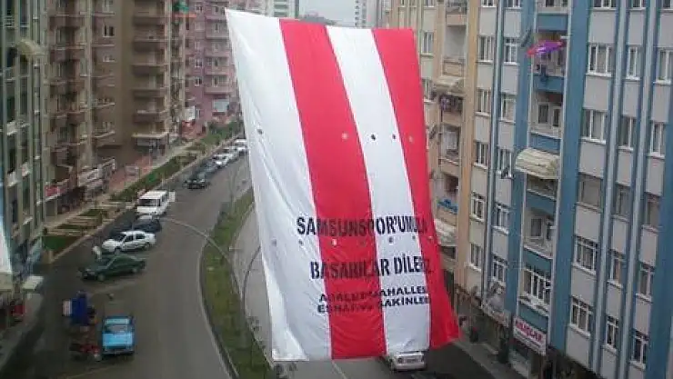 O düdük Samsunspor bayrağı için çaldı