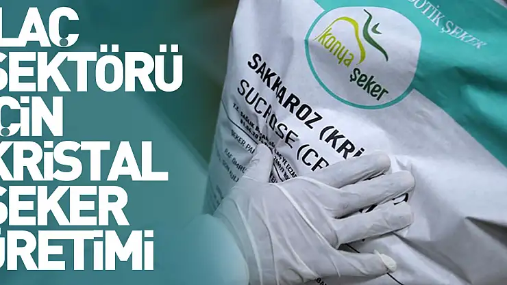ilaç sektörü için kristal şeker üretimi
