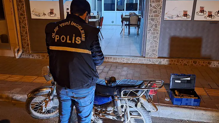 Şasi numarası silinmiş motosiklet bulundu