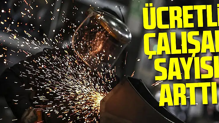 Ücretli çalışan sayısı arttı