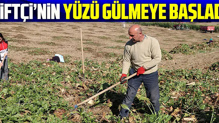 ÇiFTÇi'NiN YÜZÜ GÜLMEYE BAŞLADI