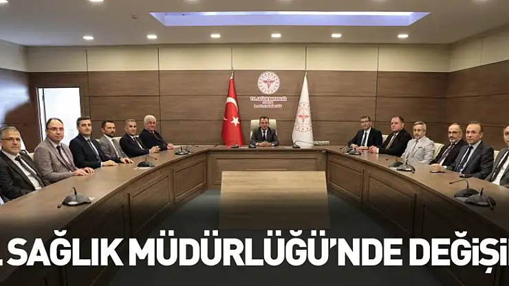 İl Sağlık Müdürlüğü'nde değişim