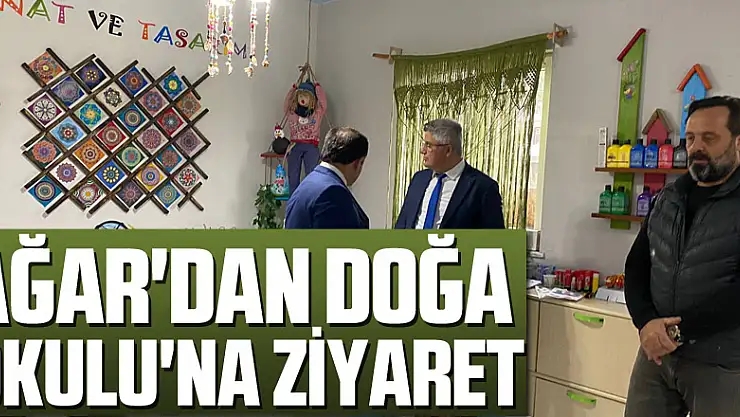 Ağar'dan Doğa Okulu'na ziyaret