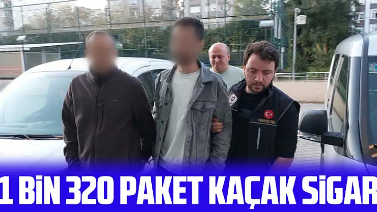 21 Bin 320 paket kaçak sigara
