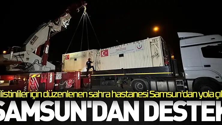Samsun'dan Hastane Desteği