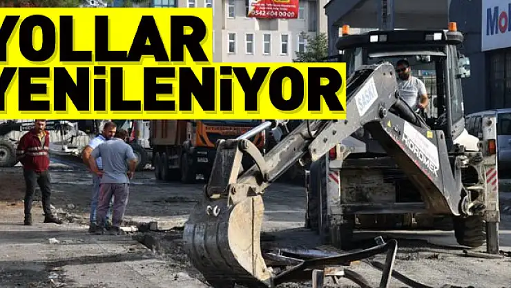 Samsun'da yollar yenileniyor