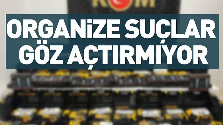 Organize suçlar göz açtırmıyor