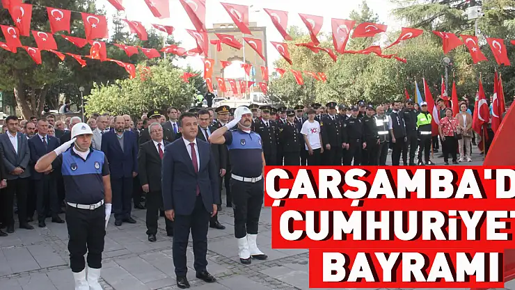 Çarşamba'da Cumhuriyet Bayramı