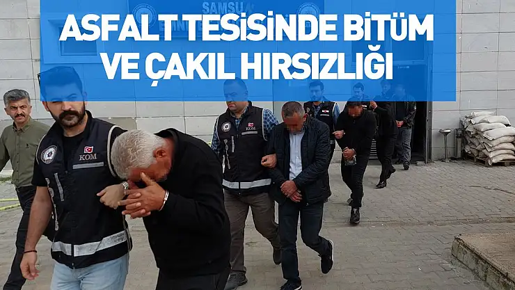 Asfalt Tesisinde Bitüm Ve Çakıl Hırsızlığı