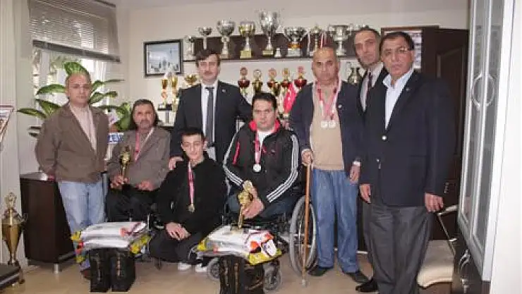 Engelli Atıcılar'dan Altunsoy'a Ziyaret