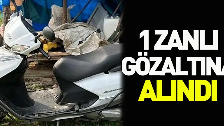 1 zanlı gözaltına alındı